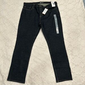 NWT Old Navy Dark-wash Skinny Built-In Tough Built-In Flex Jeans 40x32